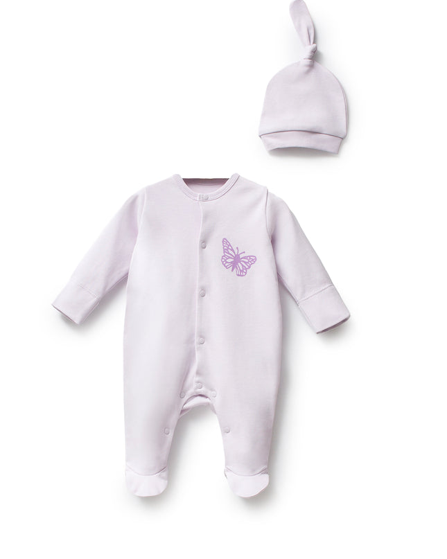 Lilac Purple Butterfly Set