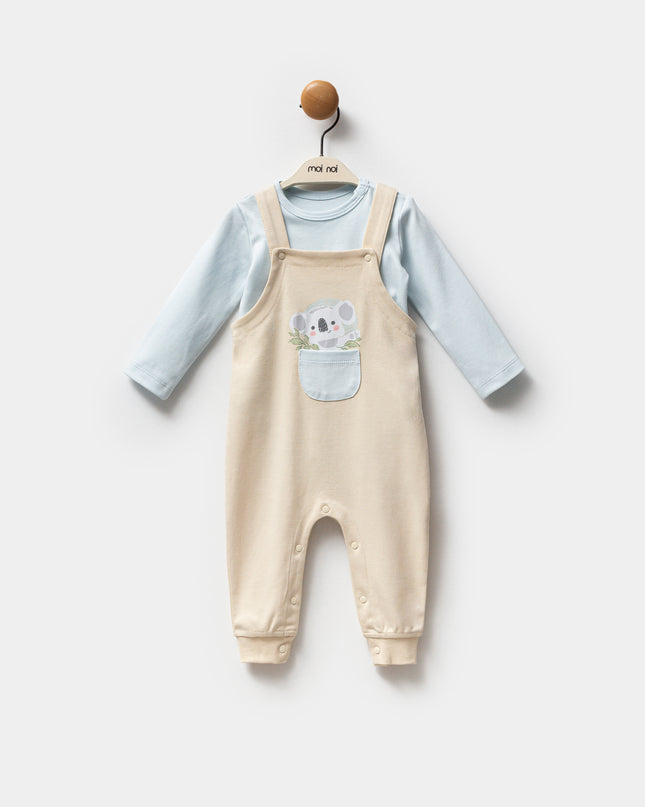 Beige Koala One-Piece Set
