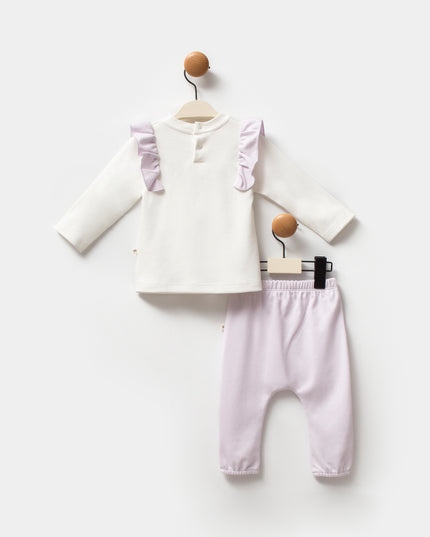 Purple Butterfly Outfit Set