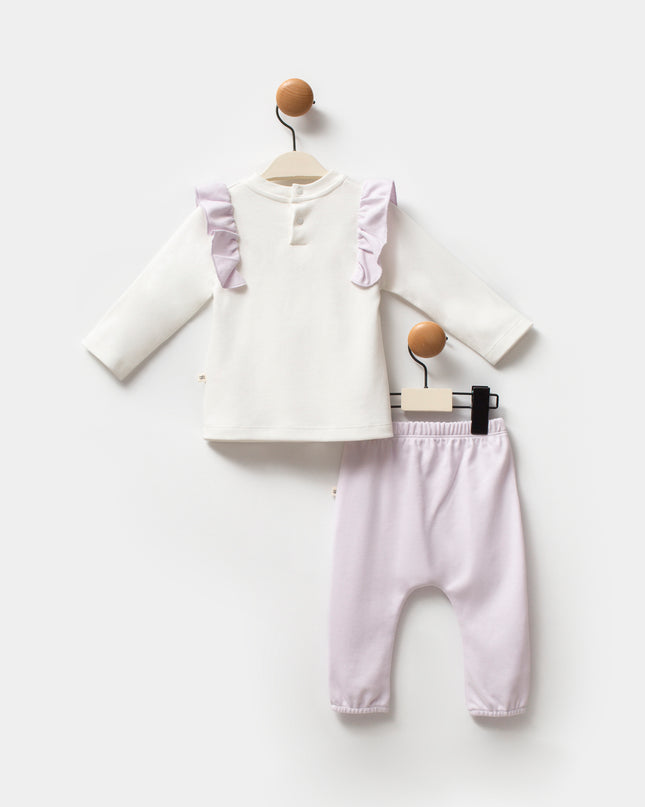 Purple Butterfly Outfit Set