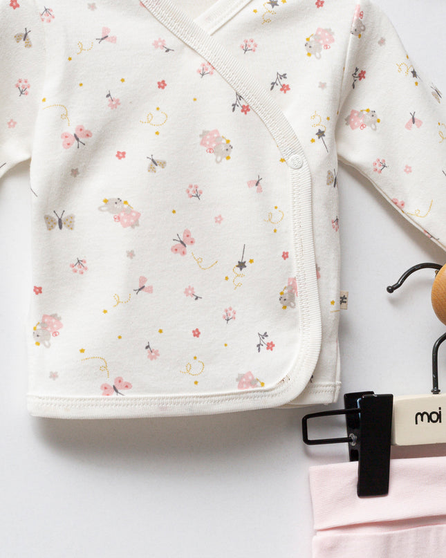 Pink Flower Fairy Outfit Set