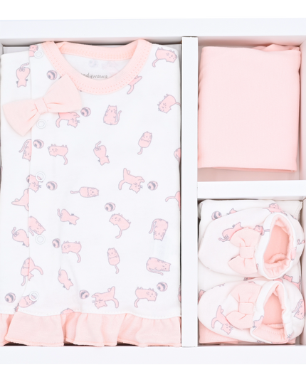 Pink 5 Piece Newborn Set