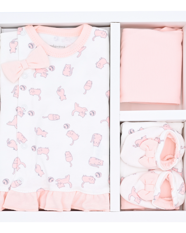 Pink 5 Piece Newborn Set
