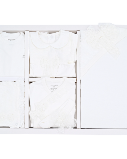 Andy Wawa-AC21181--ECRU-Baby Coming Home 10 PCS NEWBORN SET SOMETHING SPECIAL