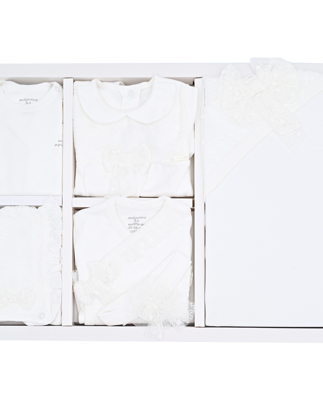 Andy Wawa-AC21181--ECRU-Baby Coming Home 10 PCS NEWBORN SET SOMETHING SPECIAL