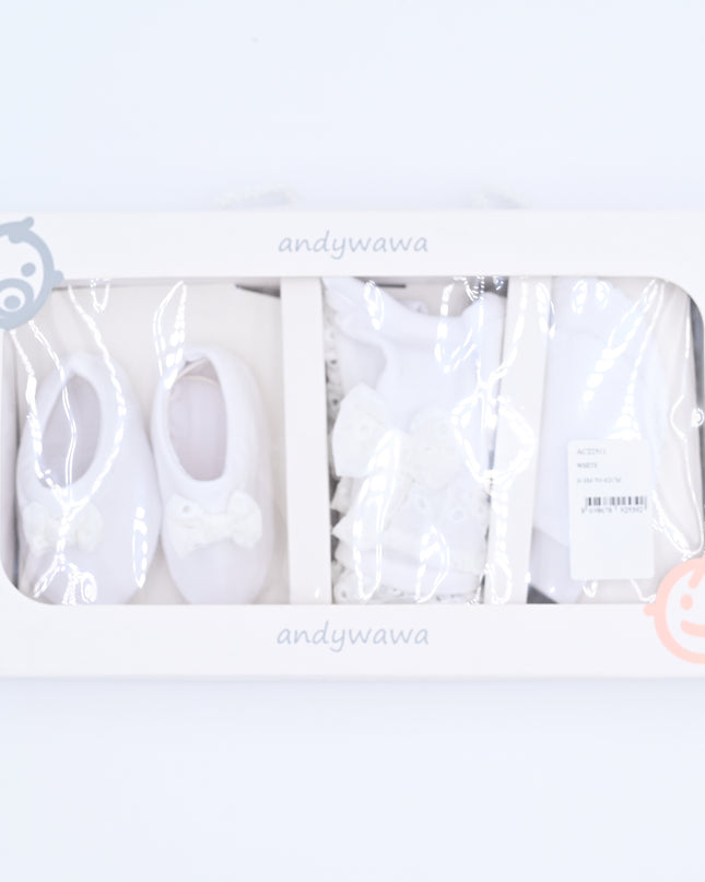 White 3pc Newborn Set