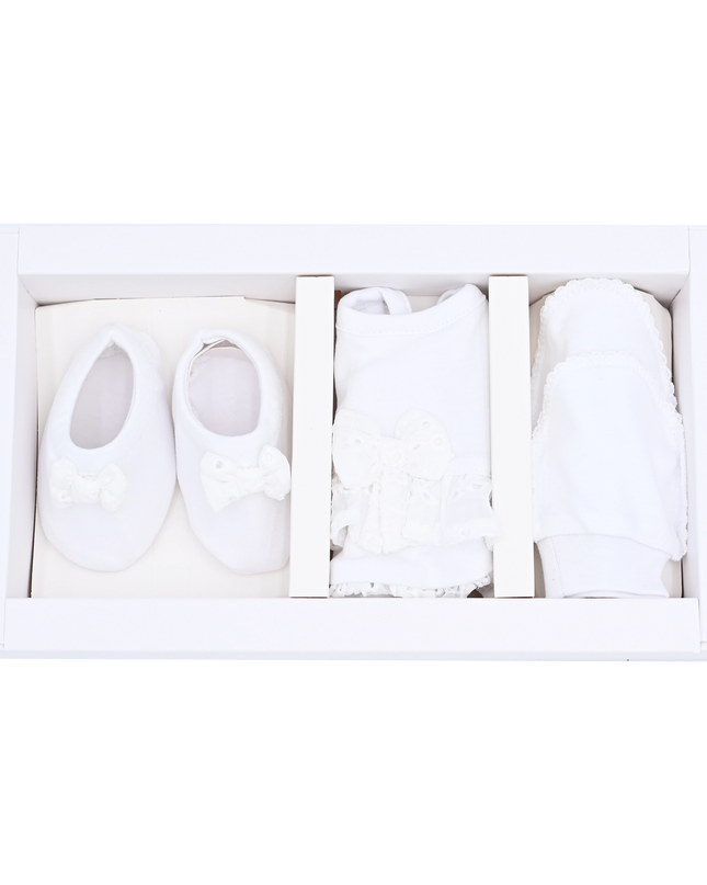 White 3pc Newborn Set