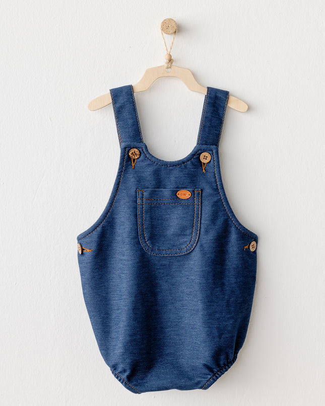 Indigo Casual Pocket Romper