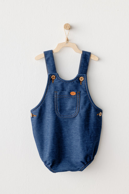 Indigo Casual Pocket Romper