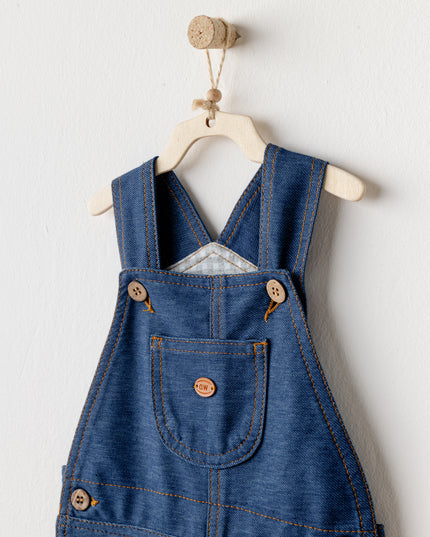 Indigo Denim Casual Jumpsuit