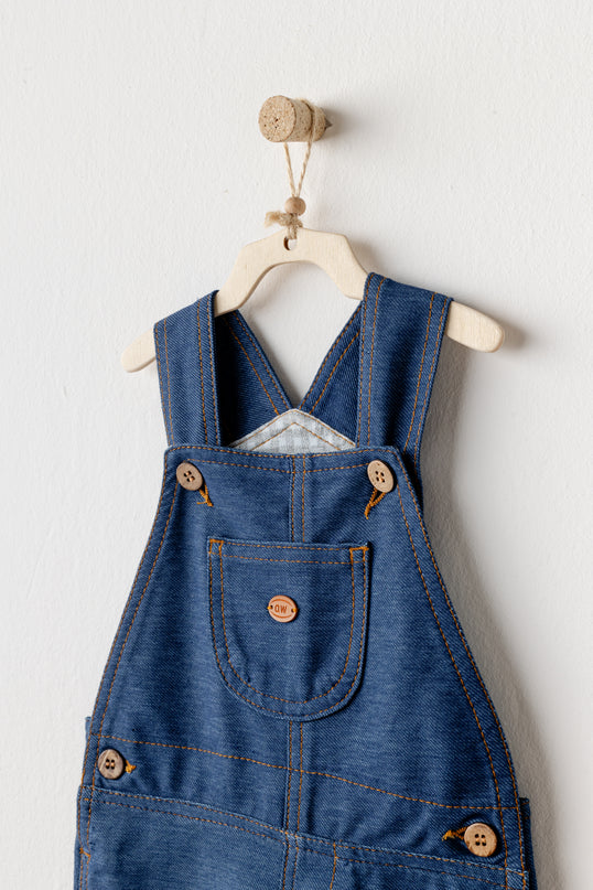 Indigo Denim Casual Jumpsuit