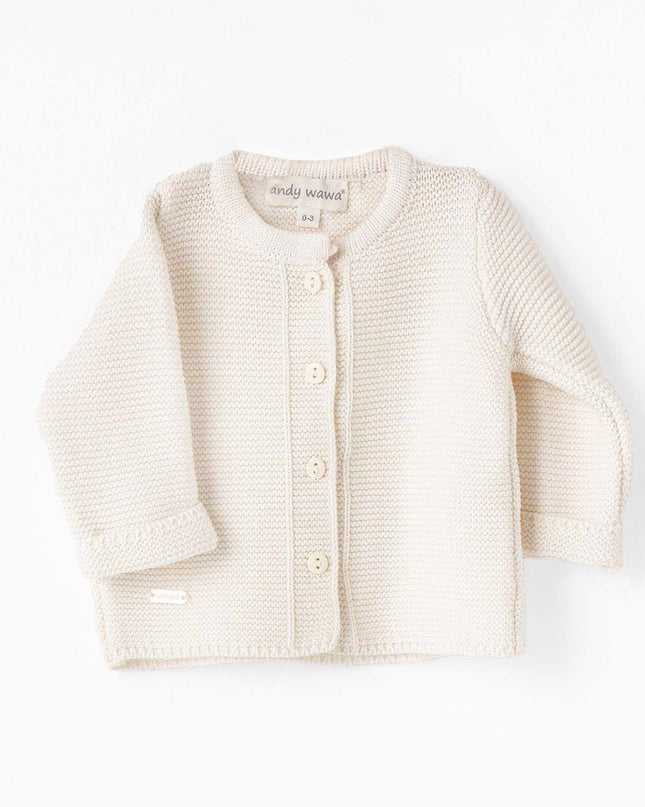 Cream Knit Cardigan