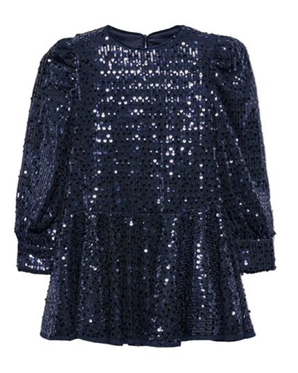 Kids atelier-Abel & Lula-Navy Fabric Dress