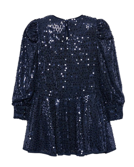 Kids atelier-Abel & Lula-Navy Fabric Dress