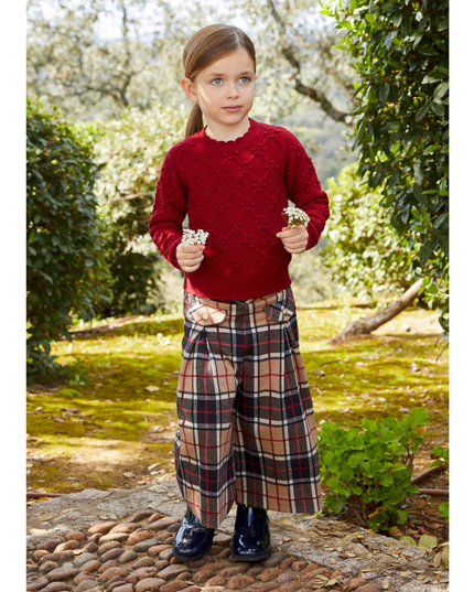 Kids atelier-Abel and Lula-Girls Culotte Pants