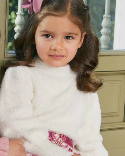 Kids Atelier-Abel and Lula-Girls Knit Sweater