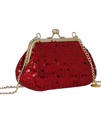Kids Atelier-Abel and Lula-Girls Red Sequins Handbag