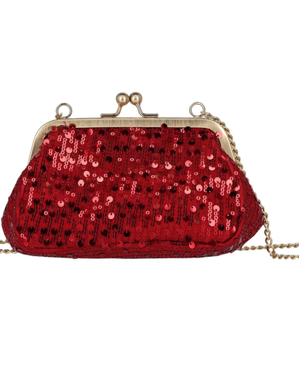 Kids Atelier-Abel and Lula-Girls Red Sequins Handbag