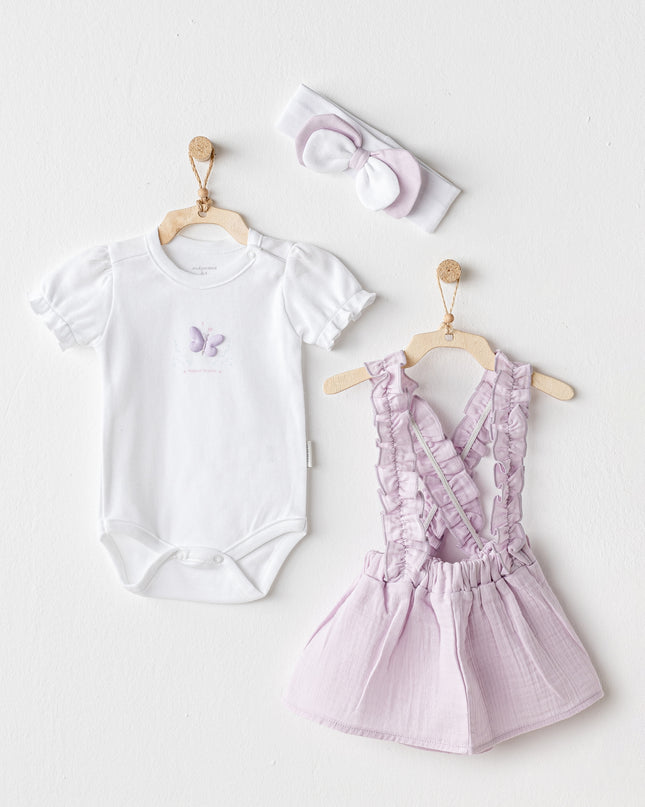 Lilac Magical Butterfly 3 PCS Set