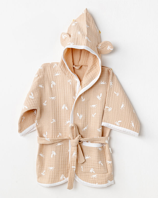 Beige Island Smile Bathrobe
