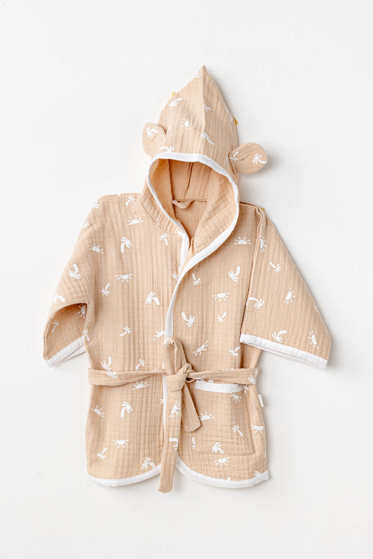 Beige Island Smile Bathrobe