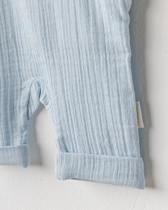Blue Ocean Muslin Jumpsuit Set