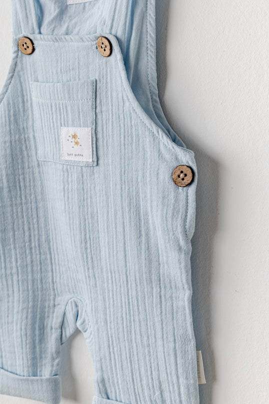 Blue Ocean Muslin Jumpsuit Set