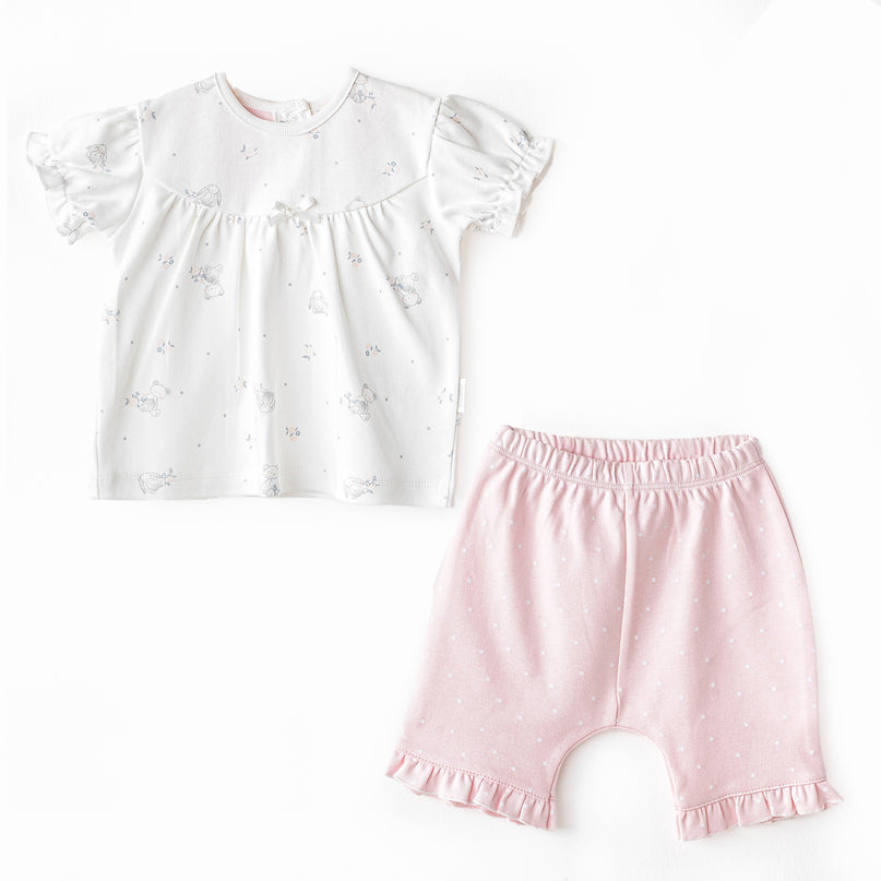 Pink Shorts Cuddly Bunny Bear Outfit
