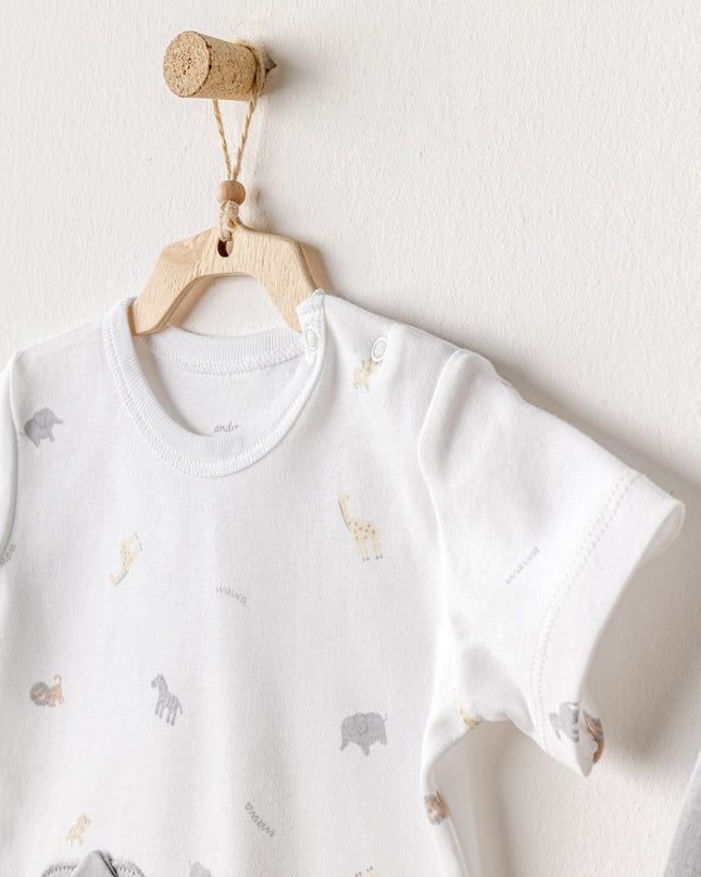 Grey Little King Elephant Pants Outfit