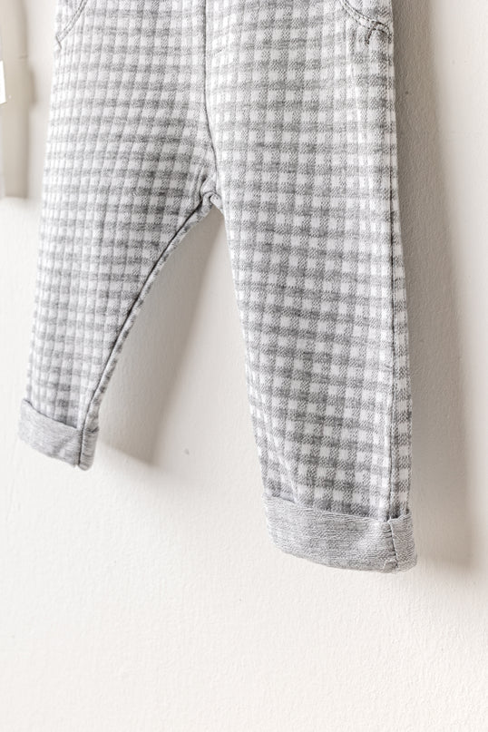 Grey Little King Zebra Pants Outfit