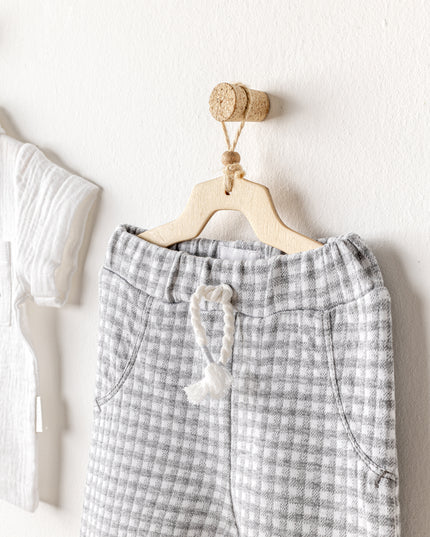 Grey Little King Zebra Pants Outfit