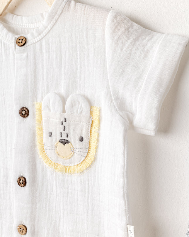 Grey Little King Bunny Pocket Set