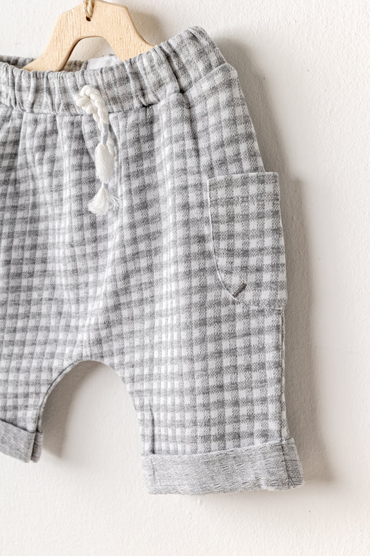 Grey Little King Bunny Pocket Set