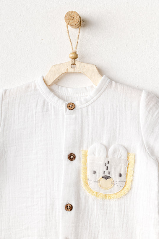 Grey Little King Bunny Pocket Set