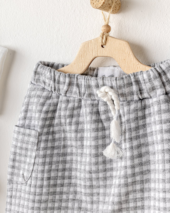 Grey Little King Bunny Pocket Set