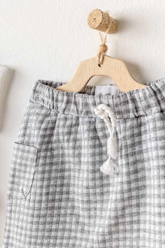 Grey Little King Bunny Pocket Set