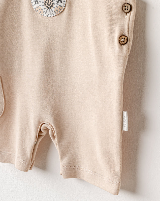 Beige Koala Jumpsuit Set