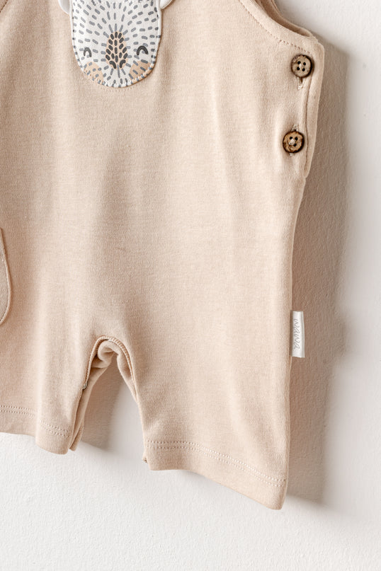 Beige Koala Jumpsuit Set