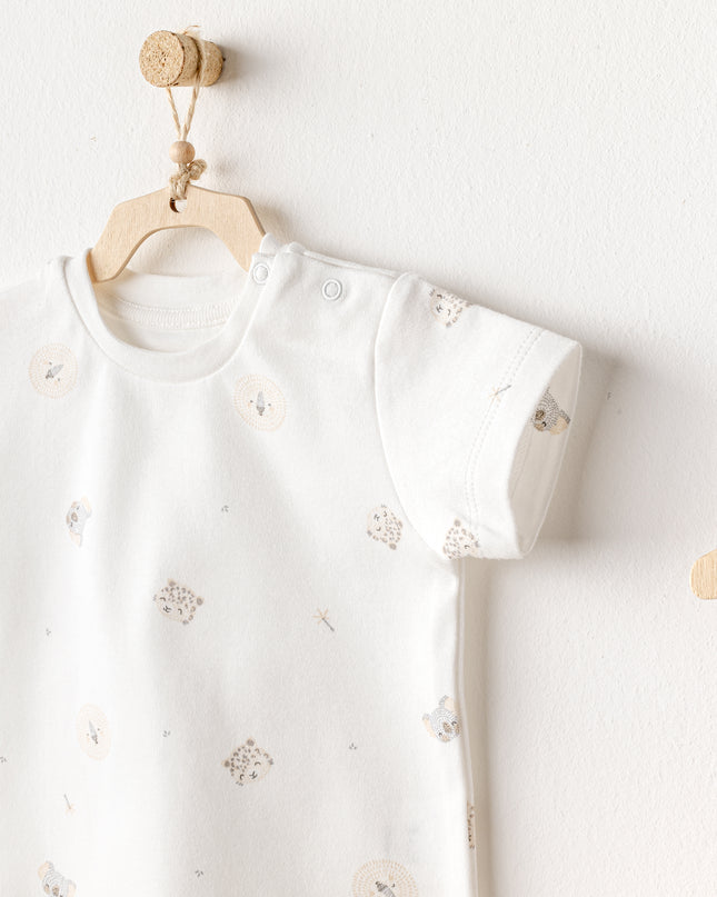 Beige Koala Jumpsuit Set