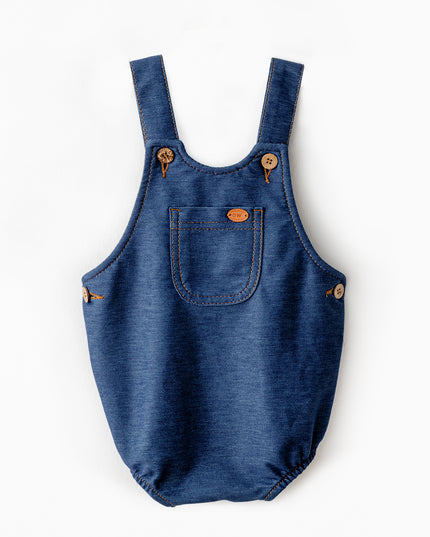 Indigo Casual Pocket Romper