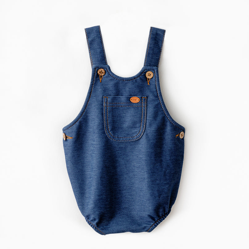 Indigo Casual Pocket Romper