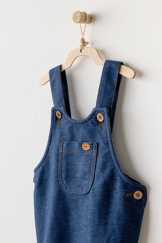 Indigo Casual Pocket Romper