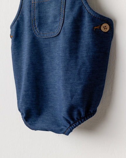 Indigo Casual Pocket Romper