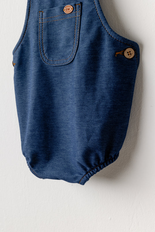 Indigo Casual Pocket Romper