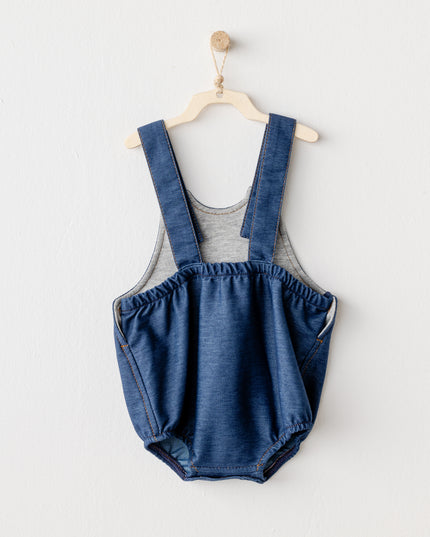 Indigo Casual Pocket Romper