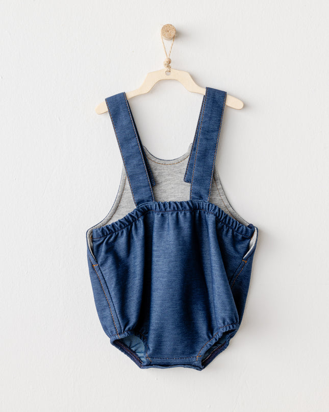 Indigo Casual Pocket Romper