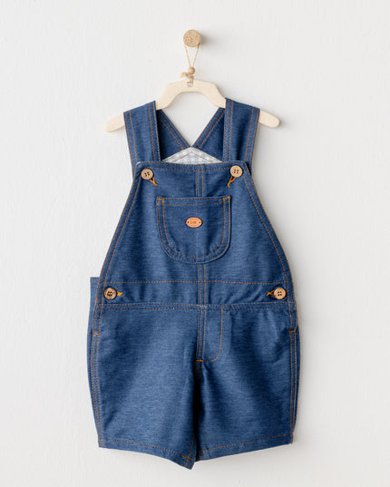 Indigo Denim Casual Jumpsuit