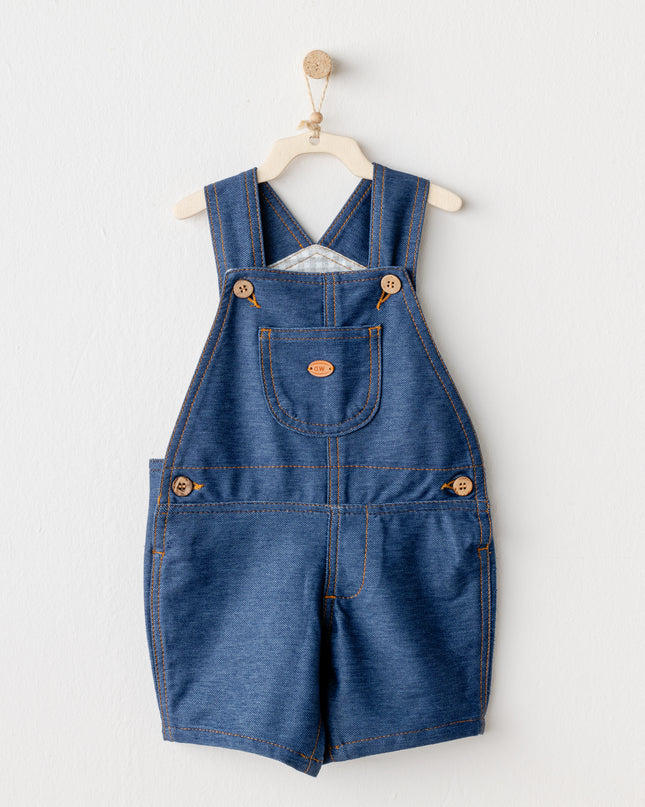 Indigo Denim Casual Jumpsuit
