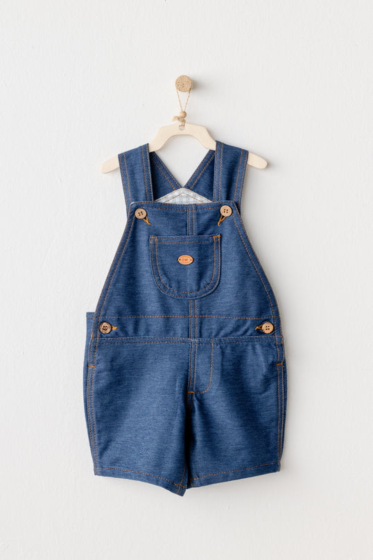 Indigo Denim Casual Jumpsuit