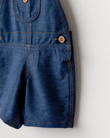 Indigo Denim Casual Jumpsuit